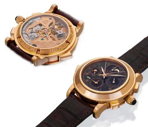 IWC Destriero Scafusia Red Gold / Black / English IW1868-11 (1868-11, IW186811)